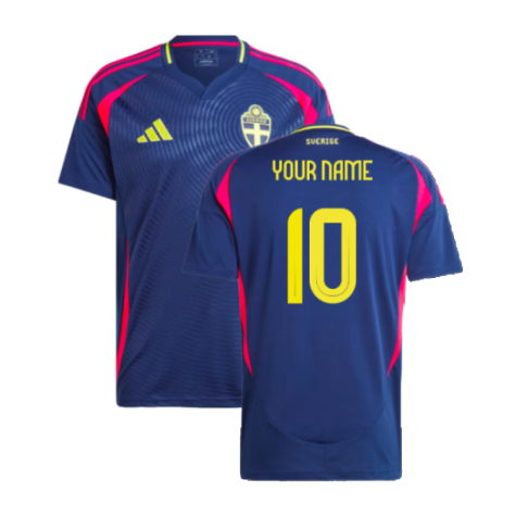 2024-2025 Sweden Away Shirt (Your Name)