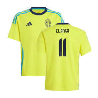 2024-2025 Sweden Home Fan Shirt (Kids) (ELANGA 11)