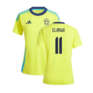 2024-2025 Sweden Home Fan Shirt (Ladies) (ELANGA 11)