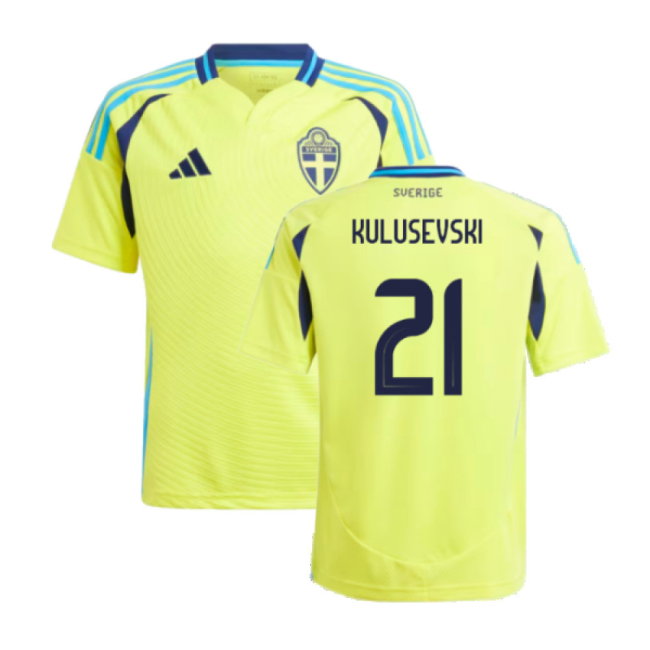 2024-2025 Sweden Home Shirt (Kids) (KULUSEVSKI 21)
