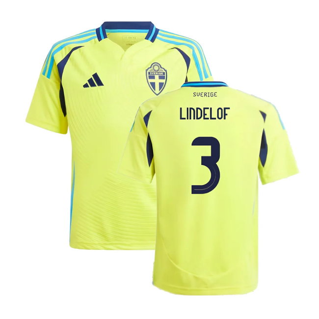 2024-2025 Sweden Home Shirt (Kids) (LINDELOF 3)