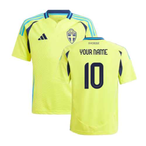 2024-2025 Sweden Home Shirt (Kids) (Your Name)  2024-2025 Sweden Home Shirt (Kids) (Your Name)