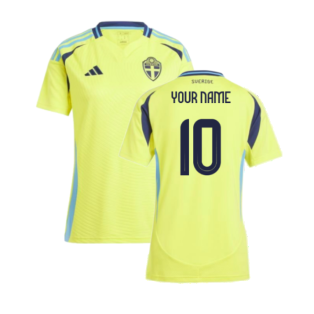 2024-2025 Sweden Home Shirt (Ladies) (Your Name)