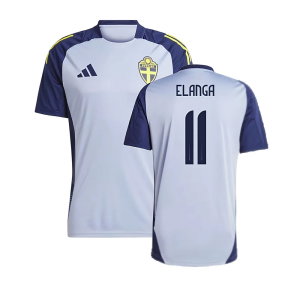 2024-2025 Sweden Training Jersey (Blue) (ELANGA 11)
