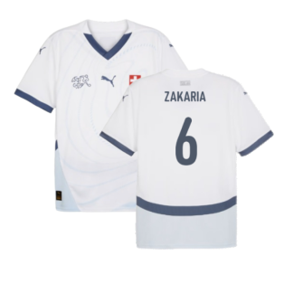 2024-2025 Switzerland Away Shirt (Zakaria 6)