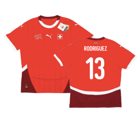 2024-2025 Switzerland Home Shirt (Rodriguez 13)