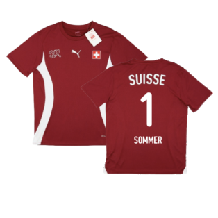 2024-2025 Switzerland Pre-Match Jersey (Red) (Sommer 1)