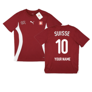 2024-2025 Switzerland Pre-Match Jersey (Red)