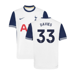 2024-2025 Tottenham Hotspur Authentic Home Shirt (Davies 33)