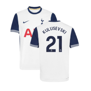 2024-2025 Tottenham Hotspur Authentic Home Shirt (Kulusevski 21)