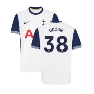 2024-2025 Tottenham Hotspur Authentic Home Shirt (Udogie 38)