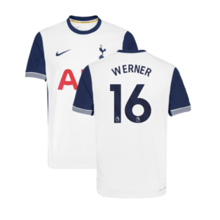 2024-2025 Tottenham Hotspur Authentic Home Shirt (Werner 16)