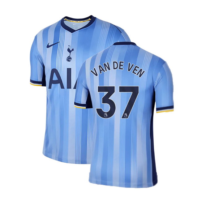 2024-2025 Tottenham Hotspur Away Shirt (Kids) (Van De Ven 37)