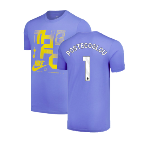 2024-2025 Tottenham Hotspur Futura T-Shirt (Sky Blue) (Postecoglou 1)