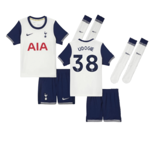 2024-2025 Tottenham Hotspur Home Mini Kit (Udogie 38)