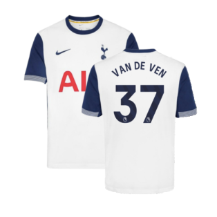 2024-2025 Tottenham Hotspur Home Shirt (Kids) (Van De Ven 37)