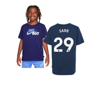2024-2025 Tottenham Hotspur Just Do It T-Shirt (Navy) - Kids (Sarr 29)