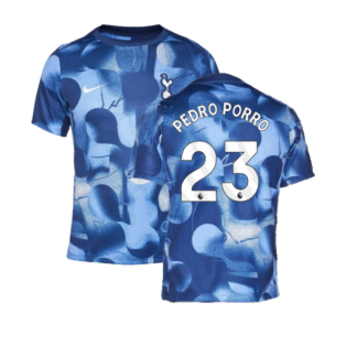 2024-2025 Tottenham Pre-Match Shirt (Binary Blue) (Pedro Porro 23)