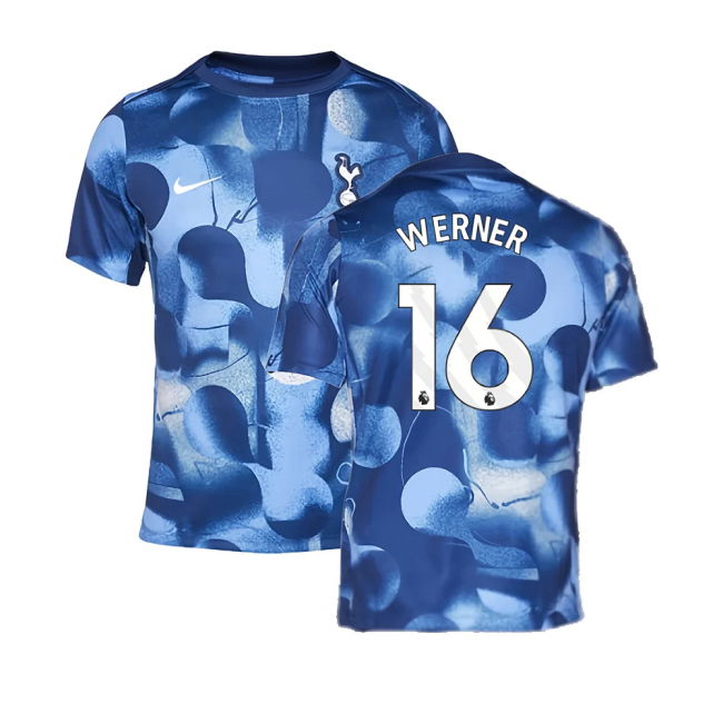 2024-2025 Tottenham Pre-Match Shirt (Binary Blue) (Werner 16)