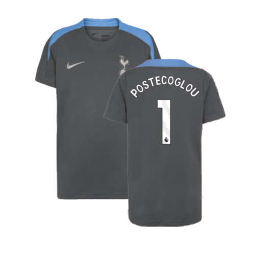 2024-2025 Tottenham Strike Dri-Fit Shirt (Dark Grey) - Kids (Postecoglou 1)
