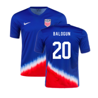 2024-2025 United States USA Away Shirt (BALOGUN 20)