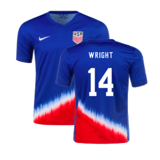 2024-2025 United States USA Away Shirt (WRIGHT 14)