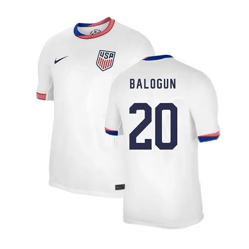 2024-2025 United States USA Home Shirt (BALOGUN 20)