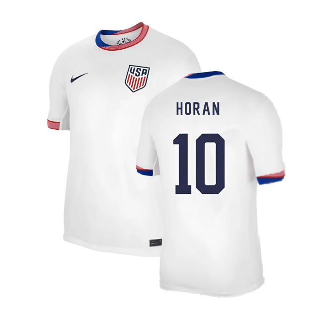 2024-2025 United States USA Home Shirt (Horan 10)