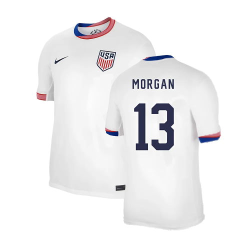 2024-2025 United States USA Home Shirt (Morgan 13) 2024-2025 United States USA Home Shirt (Morgan 13)
