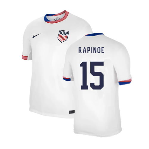 2024-2025 United States USA Home Shirt (Rapinoe 15)