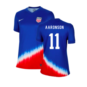 2024-2025 USA United States Away Shirt (Ladies) (AARONSON 11)