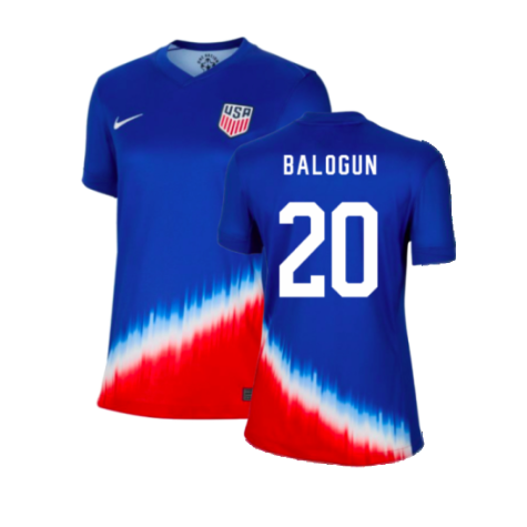 2024-2025 USA United States Away Shirt (Ladies) (BALOGUN 20)