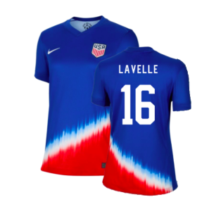 2024-2025 USA United States Away Shirt (Ladies) (Lavelle 16)
