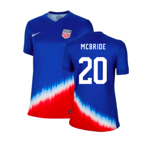 2024-2025 USA United States Away Shirt (Ladies) (MCBRIDE 20)
