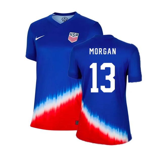 2024-2025 USA United States Away Shirt (Ladies) (Morgan 13)