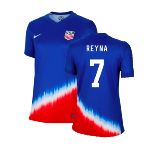 2024-2025 USA United States Away Shirt (Ladies) (REYNA 7)