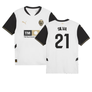 2024-2025 Valencia Home Shirt (Silva 21)
