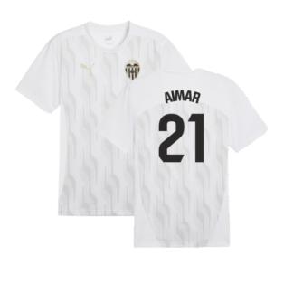 2024-2025 Valencia Pre-Match Shirt (White) (Aimar 21)