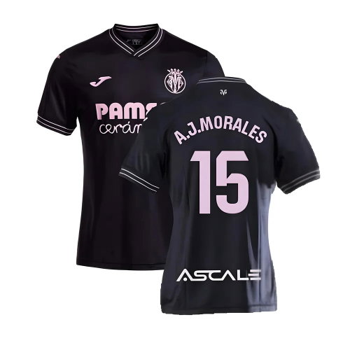 2024-2025 Villarreal Third Shirt (A.J.Morales 15) 2024-2025 Villarreal Third Shirt (A.J.Morales 15)