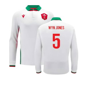 2024-2025 Wales Away Cotton LS Rugby Shirt (Wyn Jones 5)