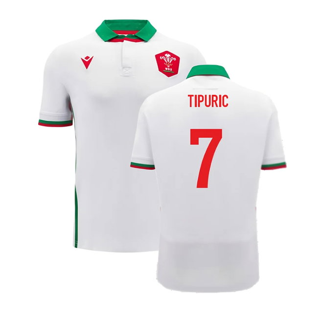 2024-2025 Wales Away Cotton Rugby Shirt (Kids) (Tipuric 7)