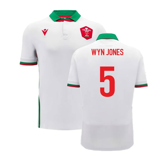 2024-2025 Wales Away Cotton Rugby Shirt (Kids) (Wyn Jones 5)