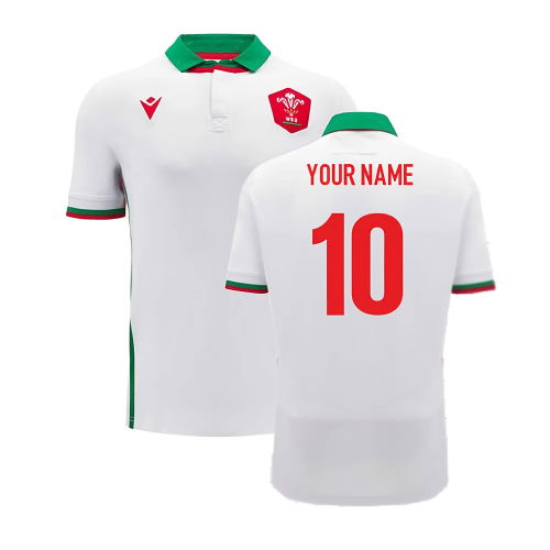 2024-2025 Wales Away Cotton Rugby Shirt (Kids) (Your Name)