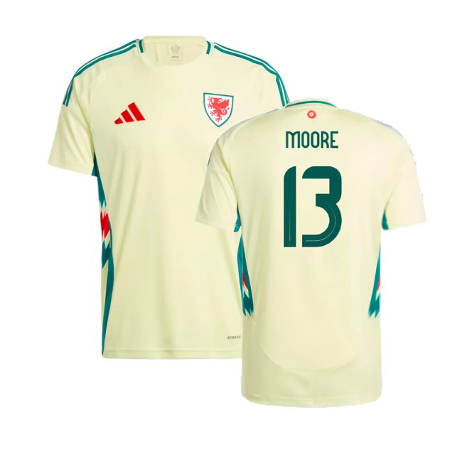2024-2025 Wales Away Shirt (Moore 13)