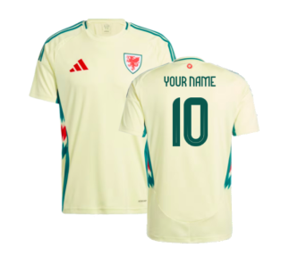 2024-2025 Wales Away Shirt (Your Name)