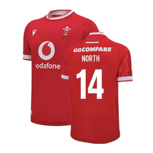 2024-2025 Wales Home Poly Replica Rugby Shirt (North 14)
