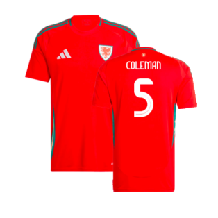 2024-2025 Wales Home Shirt (Coleman 5)