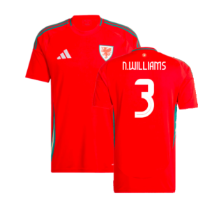 2024-2025 Wales Home Shirt (N.Williams 3)