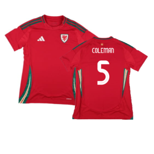 2024-2025 Wales Home Shirt (Womens) (Coleman 5)