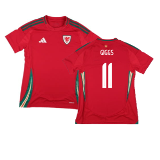 2024-2025 Wales Home Shirt (Womens) (Giggs 11)